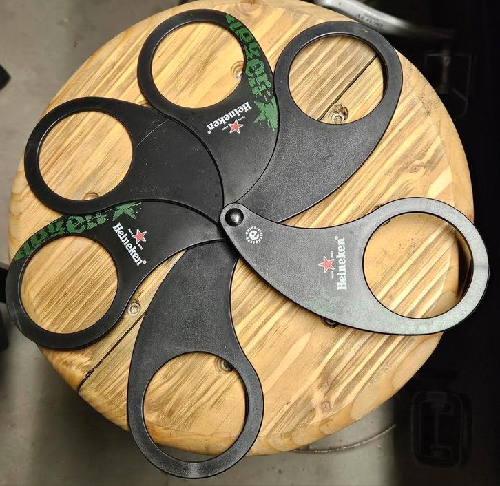 Heineken Bierwaaier, Verzamelen, Biermerken, Zo goed als nieuw, Heineken, Ophalen of Verzenden