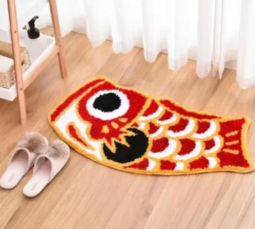 Koi Vloerkleed - Handgetuft Kasjmier Look Tapijt 50x80cm beschikbaar voor biedingen