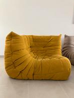 Canapé d’angle Togo Ligne Roset alcantara curry jaune, Ophalen of Verzenden, Zo goed als nieuw