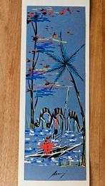 Schilderij congo jaren 70, Antiek en Kunst, Ophalen of Verzenden