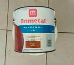 Ongeopende potten Trimetal beits 2.5 liter., Doe-het-zelf en Bouw, Verf, Beits en Lak, Beits, Zo goed als nieuw, Ophalen