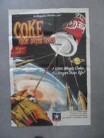 grand poster Kinepolis Coke From Outer Space Coca Cola, Comme neuf, Envoi, Panneau publicitaire