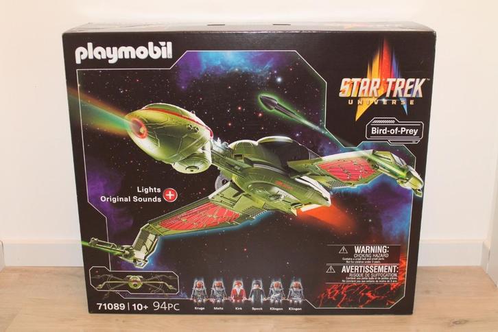 Playmobil Star Trek - 71089 Bird-of-Prey, Kinderen en Baby's, Speelgoed | Playmobil, Zo goed als nieuw, Complete set, Ophalen of Verzenden