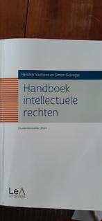 Hendrik Vanhees - Handboek intellectuele rechten, Enlèvement, Comme neuf, Hendrik Vanhees