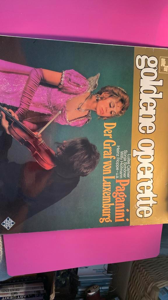 LANGSPEEL LP DUITSE OPERA”Paganini Der Graf Von Luxemburg, Cd's en Dvd's, Vinyl | Klassiek, Zo goed als nieuw, Ophalen of Verzenden
