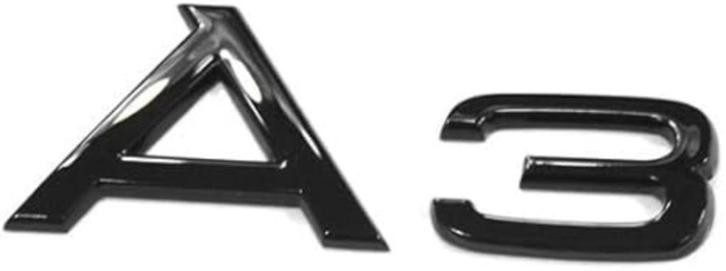 A3 zwart Tuning Exclusive Black Edition embleem | Nieuw, Auto diversen, Tuning en Styling, Verzenden