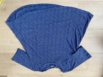 zara blauwe losse tshirt maat S beschikbaar voor biedingen