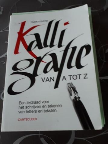Boek - Kalligrafie van A tot Z - Timon Stevens - 160 blz beschikbaar voor biedingen
