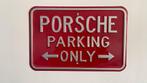 Porsche wandplaat. Muurplaat in metaal., Ophalen