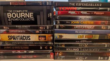 Diverse DVD's (25-tal) beschikbaar voor biedingen
