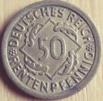 ALLEMAGNE : Scarce 50 RENTENPFENNIG 1924 F KM 34 Alm.unc, Timbres & Monnaies, Envoi, Monnaie en vrac, Allemagne