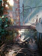 Oude smeedijzeren plantenrek decoratie rek etagere, Tuin en Terras, Bloembakken en Plantenbakken, Ophalen of Verzenden
