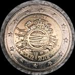 2 euro herdenkingsmunt 10 jaar euro eesti estland 2012, Ophalen of Verzenden, Estland, 2 euro, Losse munt