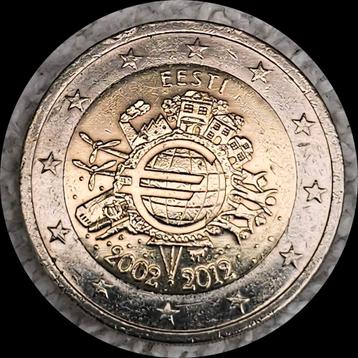 2 euro herdenkingsmunt 10 jaar euro eesti estland 2012 beschikbaar voor biedingen