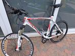 THOMPSON MTB ROOD EN WITTE KLEUR, Fietsen en Brommers, Gebruikt, 26 inch, 10 tot 15 versnellingen, 49 tot 53 cm