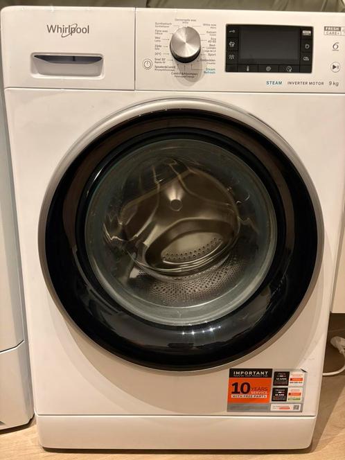Whirlpool wasmachine met freshcare + en Zanussi strijkvrij, Elektronische apparatuur, Wasmachines, Zo goed als nieuw, 8 tot 10 kg