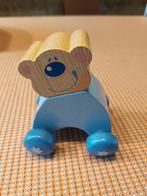 Babyspeeltje: houten hond op wieltje HABA, Ophalen, Zo goed als nieuw, Duw- of Trekspeelgoed