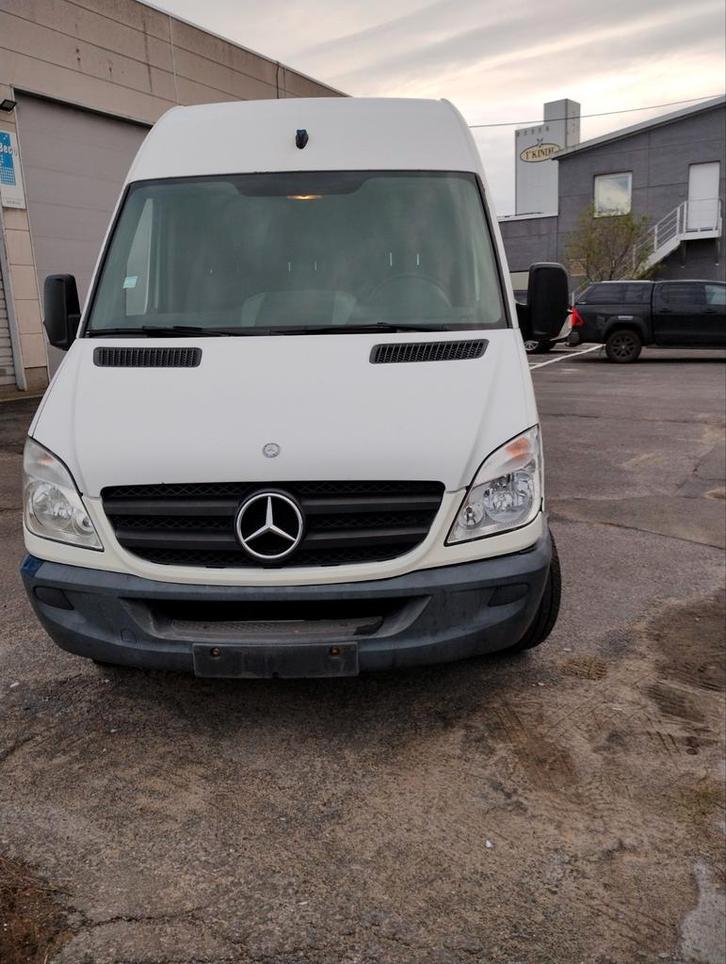 Camionnette bestelwagen sprinter euro 5, Auto's, Mercedes-Benz, Particulier, Boordcomputer, Trekhaak, Euro 5, Ophalen