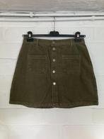 Kaki rok in geribbelde velours, JDY, Medium, Maat 38/40 (M), Ophalen of Verzenden, Zo goed als nieuw, JDY