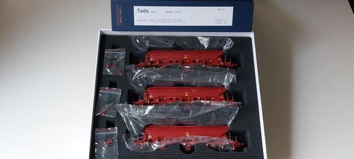 SNCB/MBS VAN BIERVLIET SET TSLIJNEN HO*C VB-83014, Hobby en Vrije tijd, Modeltreinen | H0, Zo goed als nieuw, Treinset, Gelijkstroom