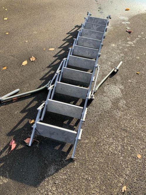 escalier escamotable métallique MERCURA -ZIGZAG 80, Doe-het-zelf en Bouw, Ladders en Trappen, Gebruikt, Trap, 2 tot 4 meter, Opvouwbaar of Inschuifbaar