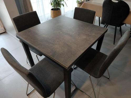 Table 80/80 + 2 allonges de 30cm = (140/80), Maison & Meubles, Salles à manger complètes, Comme neuf, Enlèvement