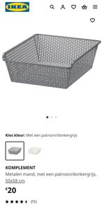 Ikea komplement metalen mand - NIEUW, Huis en Inrichting, Kasten | Kleerkasten, Ophalen, Nieuw