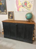 Antieke eikenhouten meubels met laden, Ophalen, Gebruikt, 100 tot 150 cm, Eikenhout