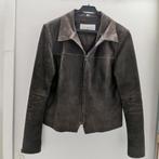 Vestje in leer, Ophalen, Bruin, Maat 42/44 (L), Jasje