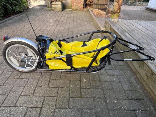 TE HUUR - Fietstrailer - Bob Yak, Fietsen en Brommers, Fietsaccessoires | Aanhangwagens en Karren, Zo goed als nieuw, Bagagekar