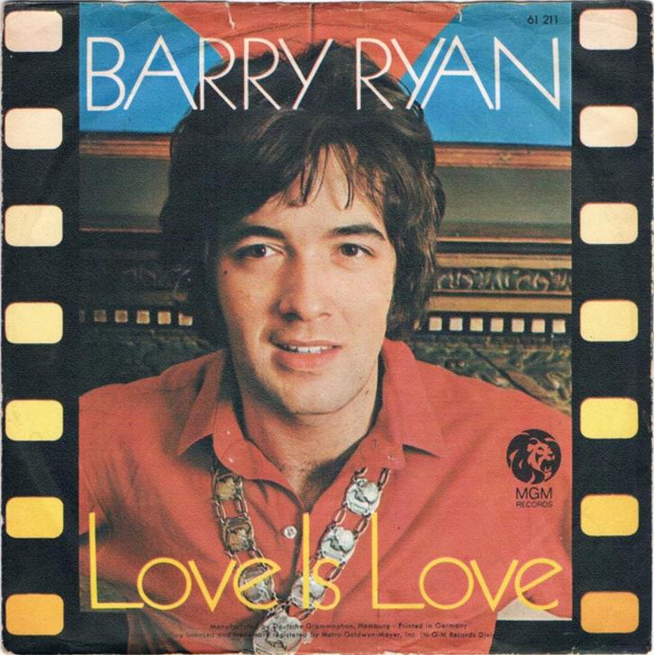 Barry Ryan With The Majority – Love Is Love, Cd's en Dvd's, Vinyl Singles, Gebruikt, Single, Pop, 7 inch, Ophalen of Verzenden