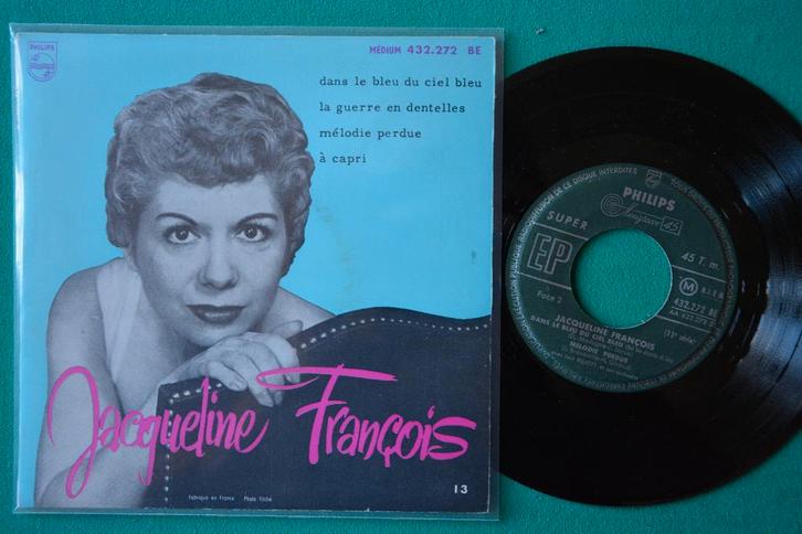 Jacqueline François — Single vinyle A Capri - F (1958), CD & DVD, Vinyles Singles, Comme neuf, EP, Pop, 7 pouces, Enlèvement ou Envoi