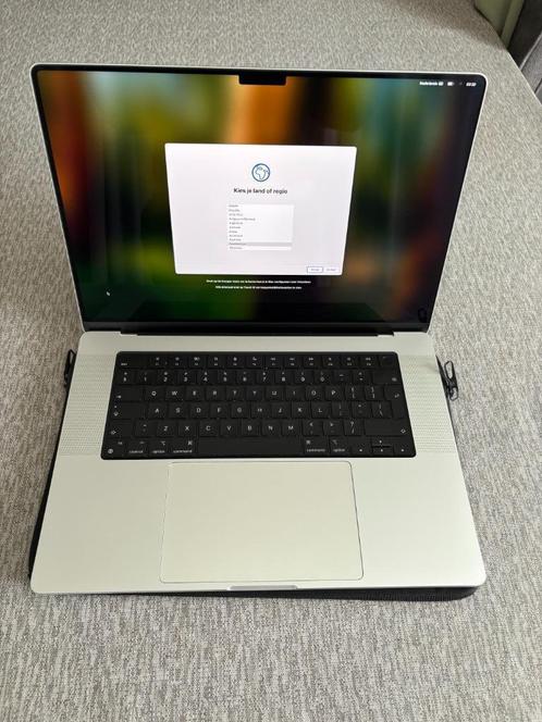 MacBook Pro 16" M1 Pro (2022), Computers en Software, Apple Macbooks, Zo goed als nieuw, MacBook, 16 inch, 512 GB, 16 GB, Qwerty