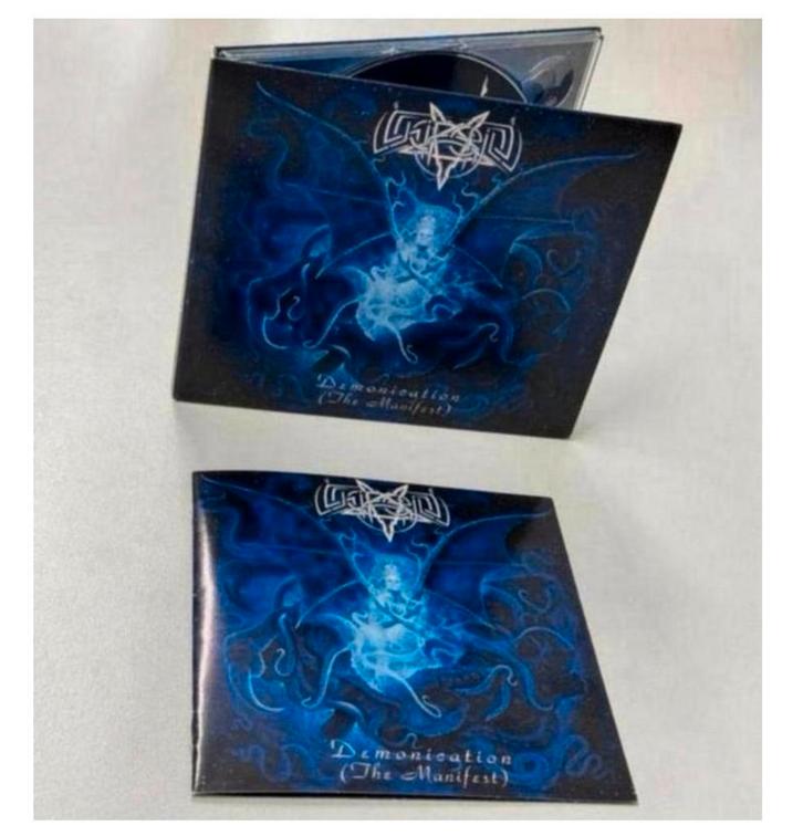 Luciferion Demonication The Manifest 2014 Special CD + boek, Cd's en Dvd's, Cd's | Hardrock en Metal, Zo goed als nieuw, Ophalen of Verzenden