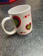 Leuke ‘i love you’ tas/mok, Verzenden, Nieuw, Porselein, Compleet servies