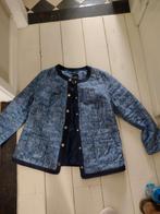 jasje ,Blauw gespikkeld met ronde hals,merk Atelier maat 46, Kleding | Dames, Jasjes, Kostuums en Pakken, Blauw, Maat 46/48 (XL) of groter