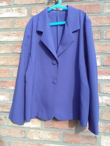 Veste cintrée bleu/parme 42, Taille 42/44 (L), Enlèvement ou Envoi, Comme neuf, Bleu