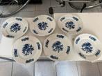 Zes sierborden, porselein Baudour., Enlèvement ou Envoi
