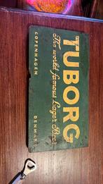 Houten beschilderd reclamebord Tuborg., Enlèvement