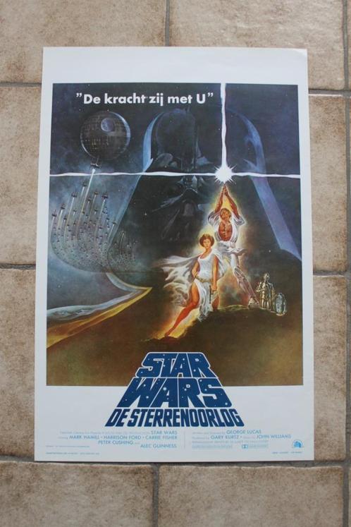 filmaffiche Star Wars 1977 filmposter cinema affiche, Verzamelen, Posters, Zo goed als nieuw, Film en Tv, A1 t/m A3, Rechthoekig Staand