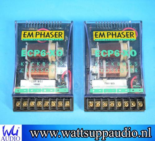 Emphaser ECP6-XO Kickbass Crossovers / Filters (set van 2), Auto diversen, Autospeakers, Gebruikt, Ophalen of Verzenden