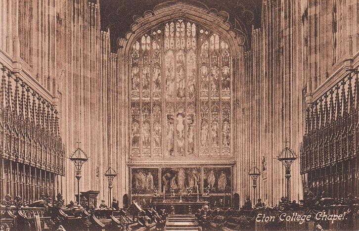 ENGELAND - Eton College Chapel, Verzamelen, Postkaarten | Buitenland, Ongelopen, Engeland, Verzenden