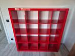 IKEA Kallax wandkast rood, Huis en Inrichting, Ophalen, 100 tot 150 cm, Zo goed als nieuw, Minder dan 150 cm