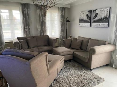 mooie stoffen salon ( Tom Collins ), Huis en Inrichting, Zetels | Zetels, Zo goed als nieuw, Rechte bank, Tweepersoons, 150 tot 200 cm