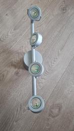 Aluminiumlamp met 4 spots, Ophalen of Verzenden, Zo goed als nieuw