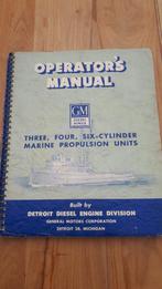 Operators manuel GM diesel motoren voor boten, Utilisé, Enlèvement ou Envoi