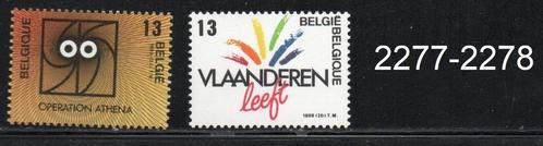 Timbres neufs ** Belgique N 2277-2278, Postzegels en Munten, Postzegels | Europa | België, Postfris, Postfris, Ophalen of Verzenden