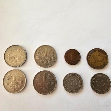DE 4X1Mark '50'59'74'89/2x50Penning'50'72/10Penning'50/1P'71 beschikbaar voor biedingen