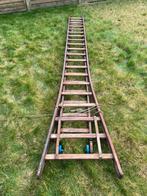 ladder in hout, Ophalen, Gebruikt, Ladder, 4 meter of meer