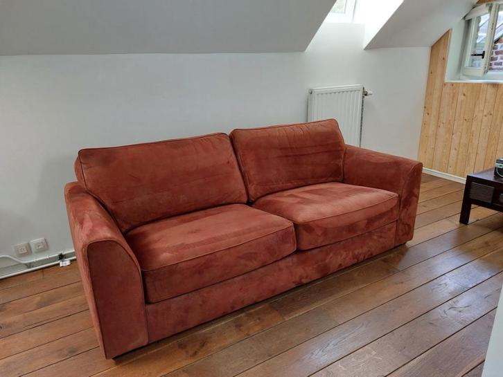 3-zitsbank, Huis en Inrichting, Zetels | Zetels, Gebruikt, Rechte bank, Driepersoons, Ophalen